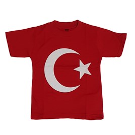 BBR Ay Yıldızlı (Türkiye Bayraklı) Kırmızı Tişört